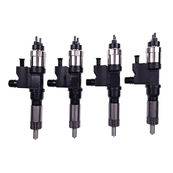 4Pcs Fuel Injector 8-97602485-2 095000-534 for Denso Isuzu 4HK1 6HK1 Engine