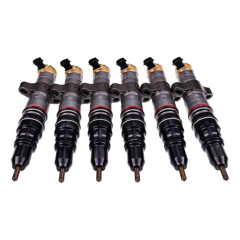 6X Fuel Injector 295-1411 2951411 for Caterpillar CAT C7 324D 325D 328D 329D