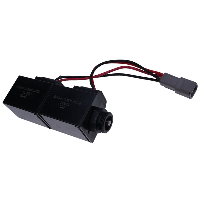 Solenoid Pipe CA0134125+Connector CA0146635 for Komatsu WB140 WB150 WB91R WB93R