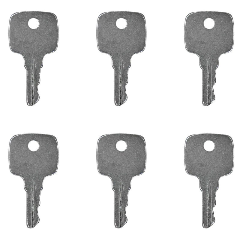 6X Ignition Keys AT145929 for John Deere 210LE 310C 410D 544E 644E 710D 744H