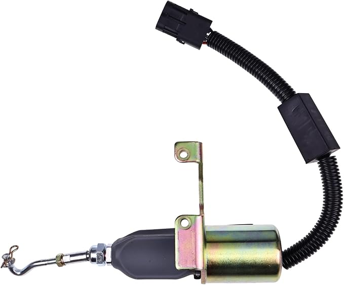 24V Fuel Stop Solenoid Valve 4942879 5295567 compatible with Cummins Excavator C5295567 5346207 5301701 5292297