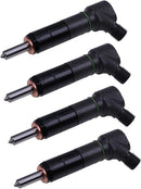 4X Fuel Injector RE529390 SE501962 compatible with John Deere 244J 304J 324J 318D 319D 320D 323D 326D 4520 4720 5065M 5075M