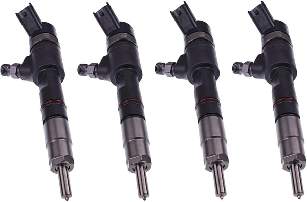 4X Common Rail Fuel Injector 0445110679 129C28-53100 129C2853100 compatible with Yanmar