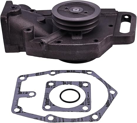 Water Pump & Gasket 3801784 3000886 3051374 3801715 compatible with Cummins Engine Small Cam 855 FFC