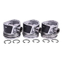 3X STD Piston Kit & Ring Set 04270701 04271567 04179234 04179921 Compatible with Deutz 1011 BF4M1011F BF3M1011F BF3L1011F Engine