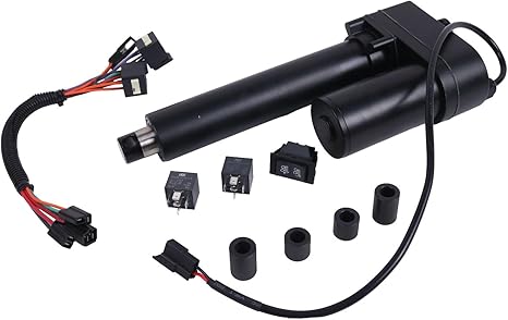 12V BM23765 Cargo Box Power Lift Actuator Kit AM133408 compatible with John Deere Gator TX Series with Steel Cargo Boxes