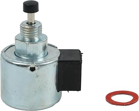 Fuel Solenoid AM134099 MIA12002 compatible With John Deere 107H 2046HV 2048 2548 40R877 42 46 92H D130 D140 D150 D155 D160 D170 EZTRAK L118 S2546