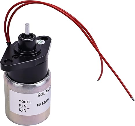 Stop Solenoid Actuator 24V 0175-24A6LS SA-4828-24 compatible with Kubota V3300 Engine