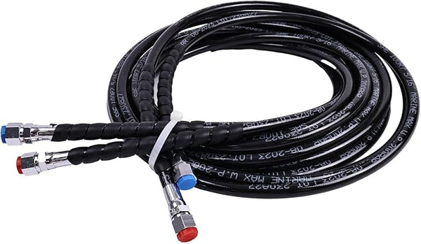 18' Length Hydraulic Steering Hose HO5118 HO-5118 compatible with SeaStar Outboard Steering Boat Teleflex Marine HH5271 HH5271-3 HH5272 HH5272-3 HH4314 HH4314-3 1000 PSI