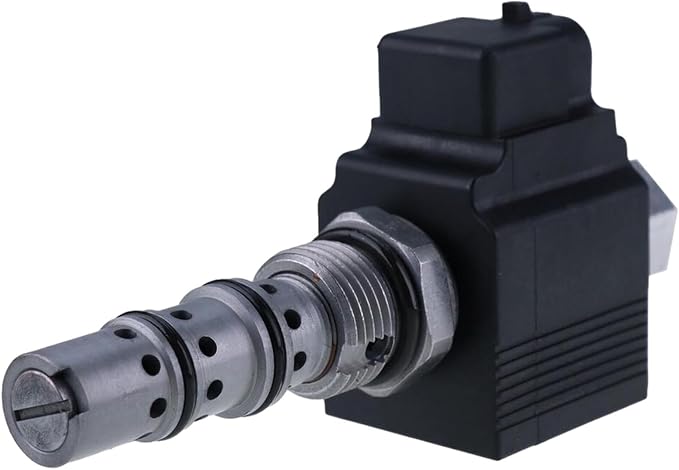 12V 14W Solenoid Valve YZ501930 compatible with John Deere Skidder 360D 460D 540G 540H 548G 548H 560D 640G 640H 648G 648H 748H 848H Engine 6068 6081