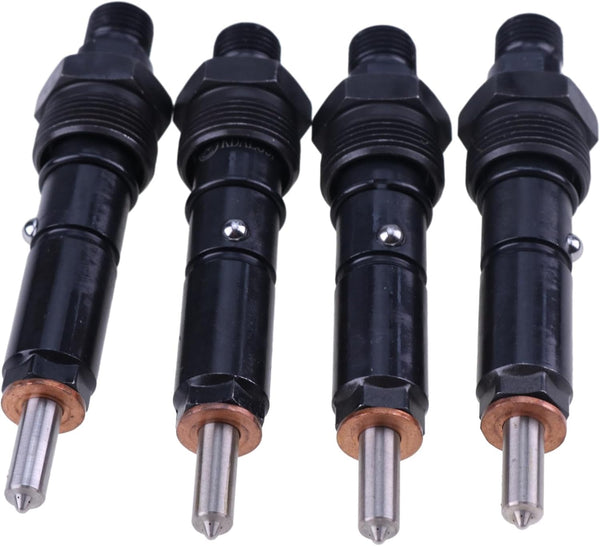 4PCS Fuel Injector 3930573 3806248 3935036 compatible with Cummins Engine 4B3.9 4BT 4T-390 4BTA3.9L Case 8825 8825HP 8860 8860HP 550G 550H 1840 1845C 60XT 70XT 75XT 85XT 90XT 580L