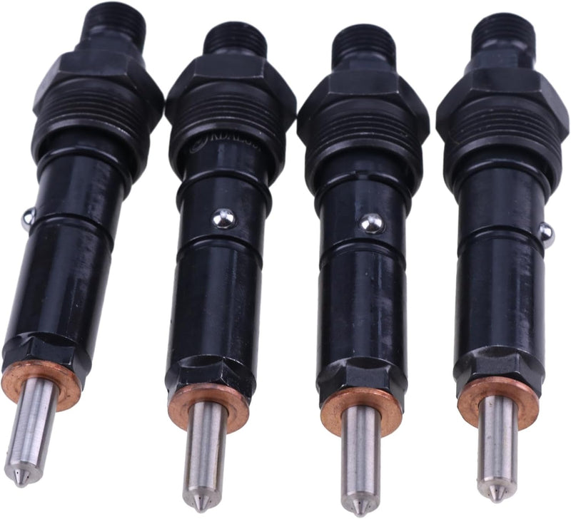 4PCS Fuel Injector 3930573 3806248 3935036 compatible with Cummins Engine 4B3.9 4BT 4T-390 4BTA3.9L Case 8825 8825HP 8860 8860HP 550G 550H 1840 1845C 60XT 70XT 75XT 85XT 90XT 580L