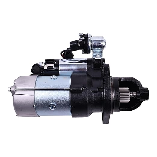 24V 12T 6KW Starter Motor C3968130 C4929600 C4983774 Compatible with Cummins Engine 6BT 5.9 EQB Kamaz 4308 3.9 4.2 5.9 4308 43255 Dresser 510B 3.9 Timberjack 608 5.9