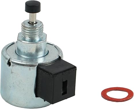 Fuel Solenoid AM134099 MIA12002 compatible With John Deere 107H 2046HV 2048 2548 40R877 42 46 92H D130 D140 D150 D155 D160 D170 EZTRAK L118 S2546