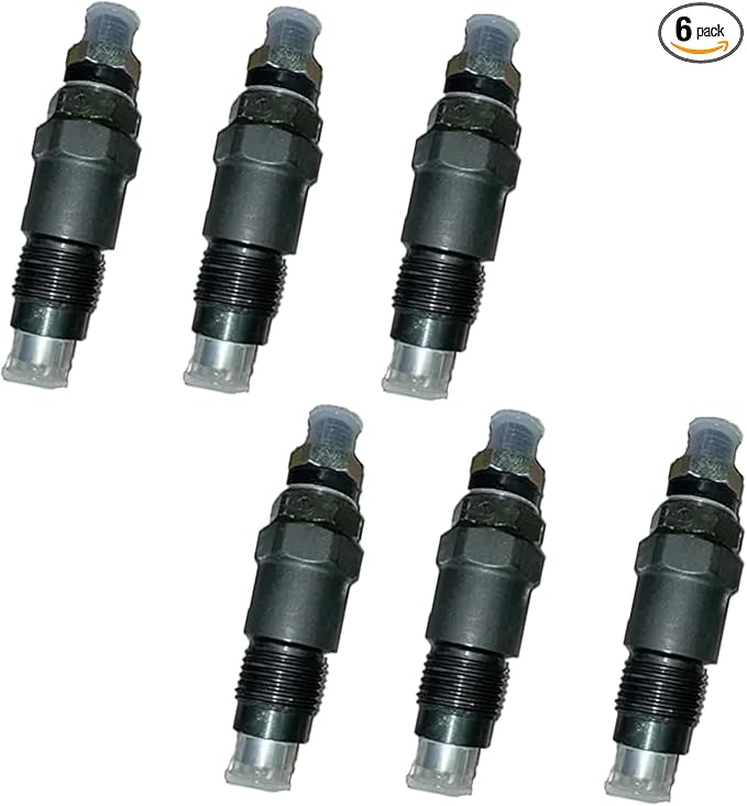 6PCS Fuel Injector 23600-68020 093500-3020 2360068020 0935003020 compatible with Toyota Land Cruiser FJ40 BJ40 FJ60 BJ60 HJ75 BJ70 LJ70