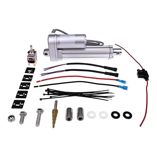 12V Actuator Electric Chute Control Kit Compatible with John Deere 47'' and 54" Snow Blowers