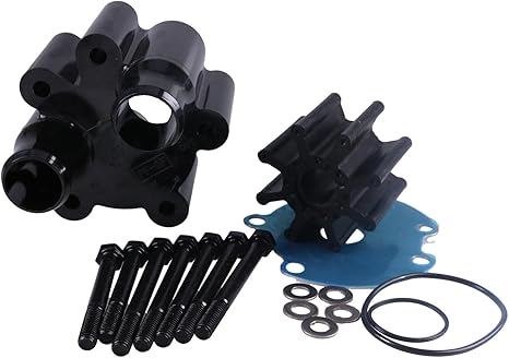 Sea Water Pump Body Impeller Kit 46-807151A14 18-3150 compatible with Mercury Marine Mercruiser Bravo TRS Sterndrives Inboard Marine Engines