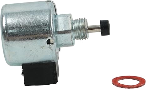 Fuel Solenoid AM134099 MIA12002 compatible With John Deere 107H 2046HV 2048 2548 40R877 42 46 92H D130 D140 D150 D155 D160 D170 EZTRAK L118 S2546