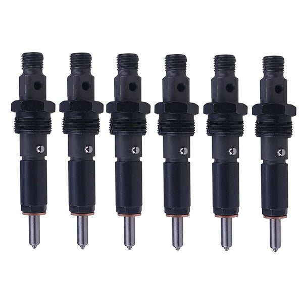 6Pcs Fuel Injector 0432131753 3897596 for Cummins B5.9L Dodge 6BTA B6.7 ISB6.7 QSB