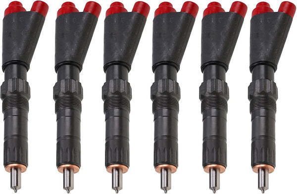 6X Fuel Injector AR53091 SE500098 compatible with John Deere 4320 4430 4520 4620 5400 5200 6602 690 690B 7020 7700 6404