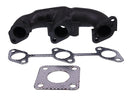 Exhaust Manifold Turbo with Gasket 16265-12310 1G700-12310 16261-12350 Compatible with Kubota Engine D905 D1005 D1105 D1305