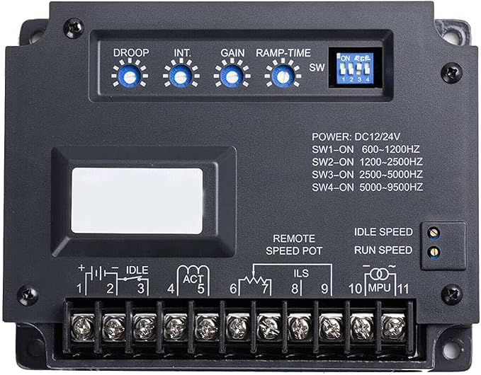 Governor Control Speed Controller ESC2301-A ESC2301 Compatible with Cummins PT Pump Woodward Barber Colman Onan