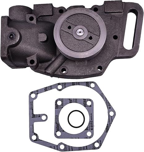 Water Pump & Gasket 3801784 3000886 3051374 3801715 compatible with Cummins Engine Small Cam 855 FFC