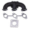 Exhaust Manifold Turbo with Gasket 16265-12310 1G700-12310 16261-12350 Compatible with Kubota Engine D905 D1005 D1105 D1305