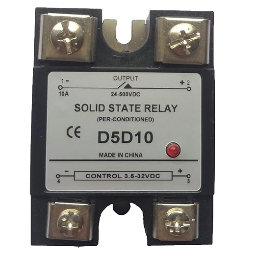 Solid State Relay SSR Input 3.5-32VDC Output 500VDC 10A Replace Crydom D5D10