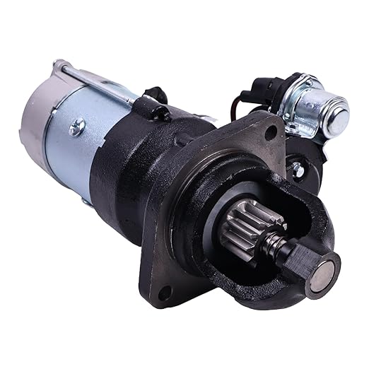 24V 12T 6KW Starter Motor C3968130 C4929600 C4983774 Compatible with Cummins Engine 6BT 5.9 EQB Kamaz 4308 3.9 4.2 5.9 4308 43255 Dresser 510B 3.9 Timberjack 608 5.9