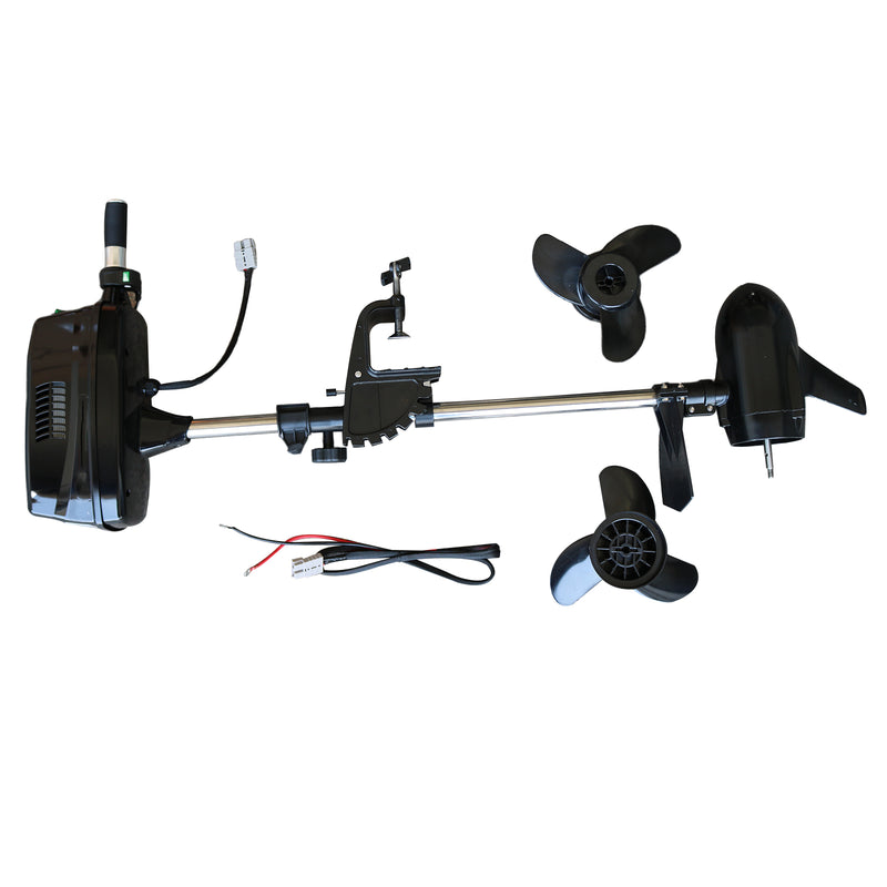 48V 4.0 HP Electric Outboard Motor, 1000W Brushless Boat Motor