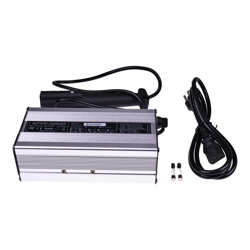 48V 6A Battery Charger Compatible with 2007-Up Yamaha Drive Dre G29 Golf Cart with 3 Pin Plug