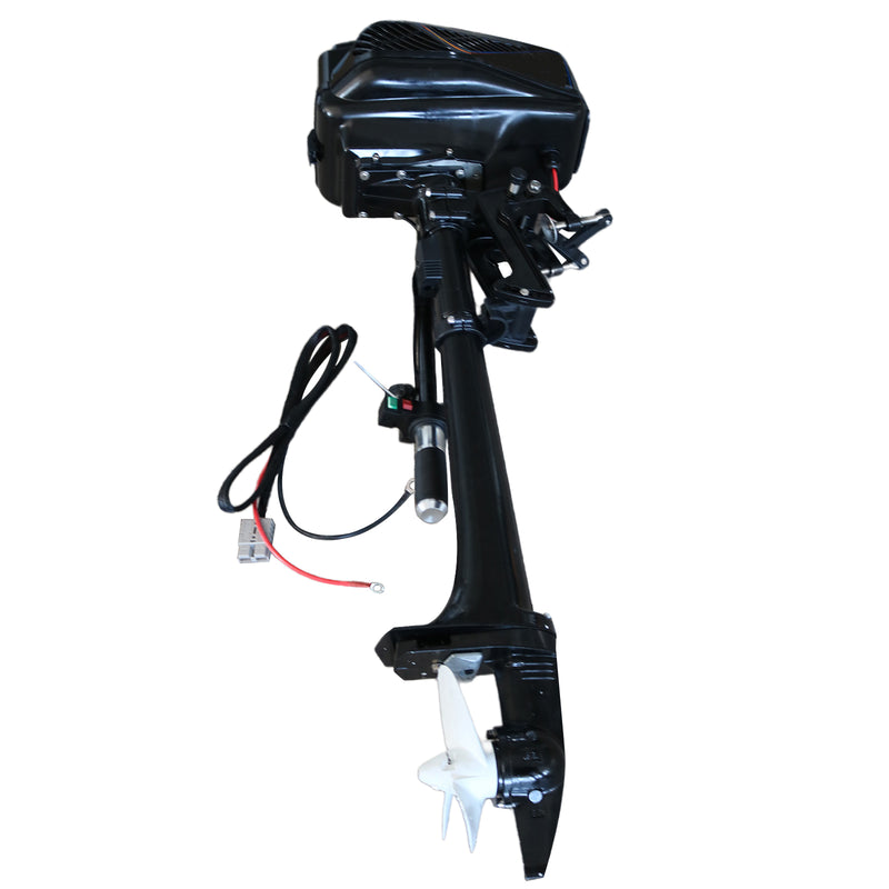 48V 5HP 1200W Electric Outboard Motor Fishing Boat Engine Long Shaft Brushless Motor Propeller