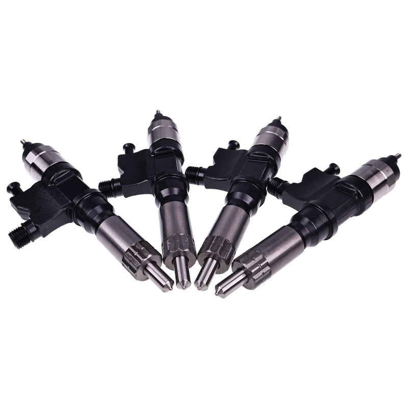 4Pcs Fuel Injector 8-97602485-2 095000-534 for Denso Isuzu 4HK1 6HK1 Engine