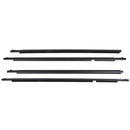 Set of 4 Door Belt Molding Weatherstrip 75710-12820 75720-12820 75730-12340 75740-12430 for 2008-2015 Scion Xb 2.4L