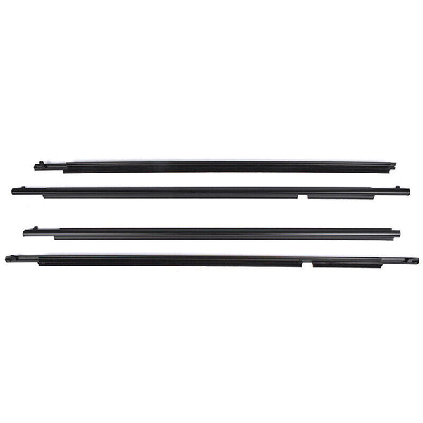 Set of 4 Door Belt Molding Weatherstrip 75710-12820 75720-12820 75730-12340 75740-12430 for 2008-2015 Scion Xb 2.4L