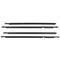 Set of 4 Door Belt Molding Weatherstrip 75710-12820 75720-12820 75730-12340 75740-12430 for 2008-2015 Scion Xb 2.4L