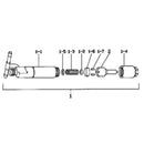 Heavy Duty Fuel Injector Nozzle & Holder Assembly 093500-6460 0935006460 for Denso Zexel