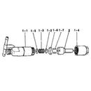 Heavy Duty Fuel Injector Nozzle & Holder Assembly 093500-4550 0935004550 for Denso Zexel