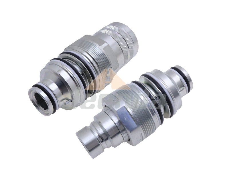 Jeenda Hydraulic Quick Connect Coupler V0511-77140 Male V0511-77150 Female for Bobcat Kubota S130 S150 S160 S175 S185 S205 S220 S250 S300 S330 S510 S530 S550 S570 S590 S630 S650 S750 S770 S850 T140 T180 T190 T200 T250 T300 T320 T550