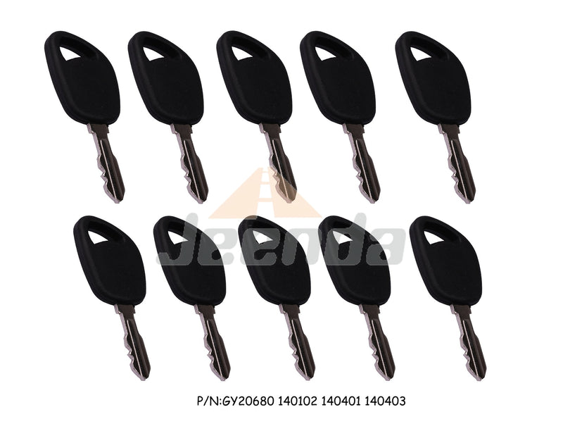 Jeenda 10PCS Key 140102 140401 140403 GY20680 for John Deere 100 G100 L100 MTD 725-1745 Murray 327350